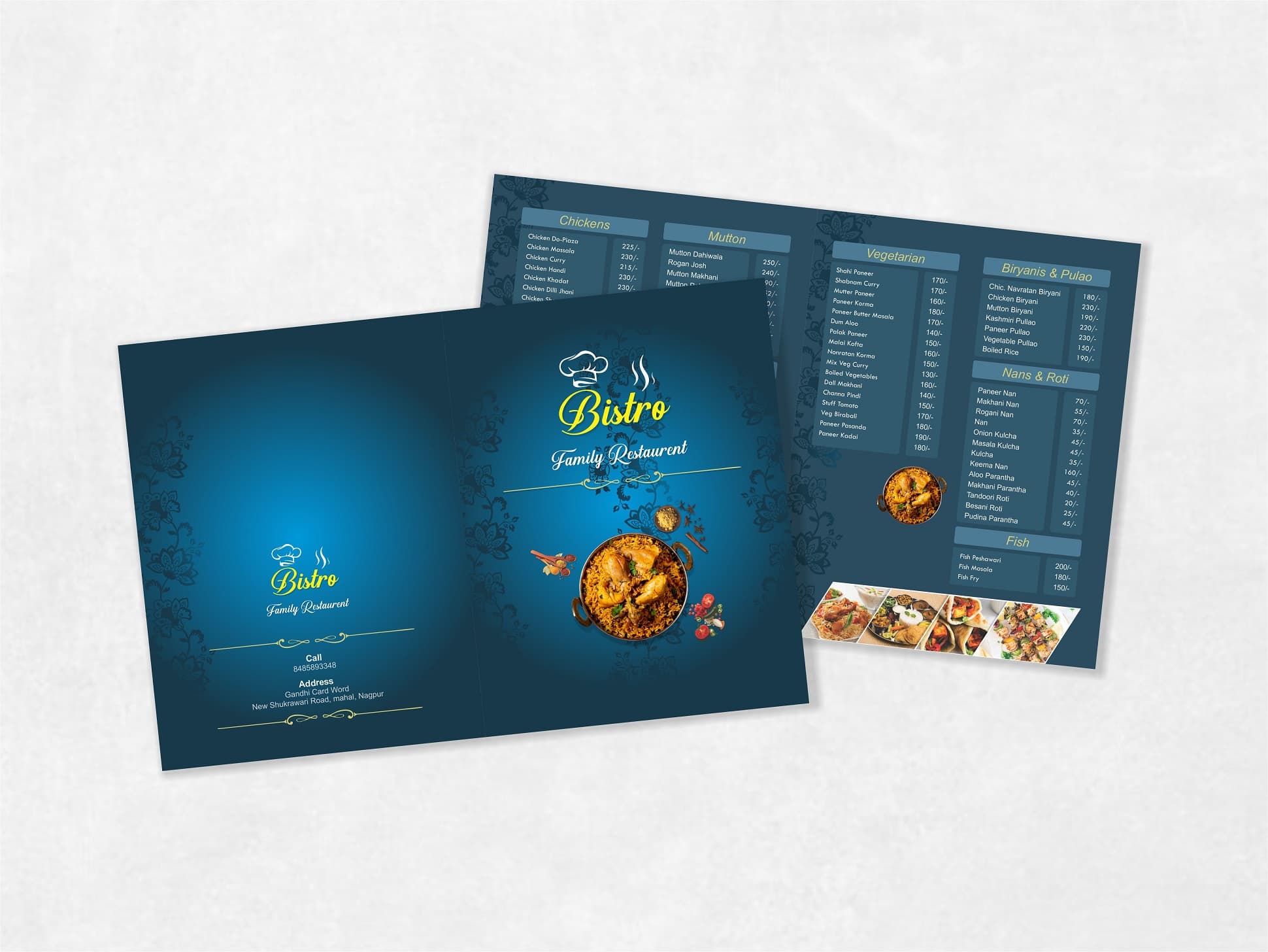Menu Card — sample 8