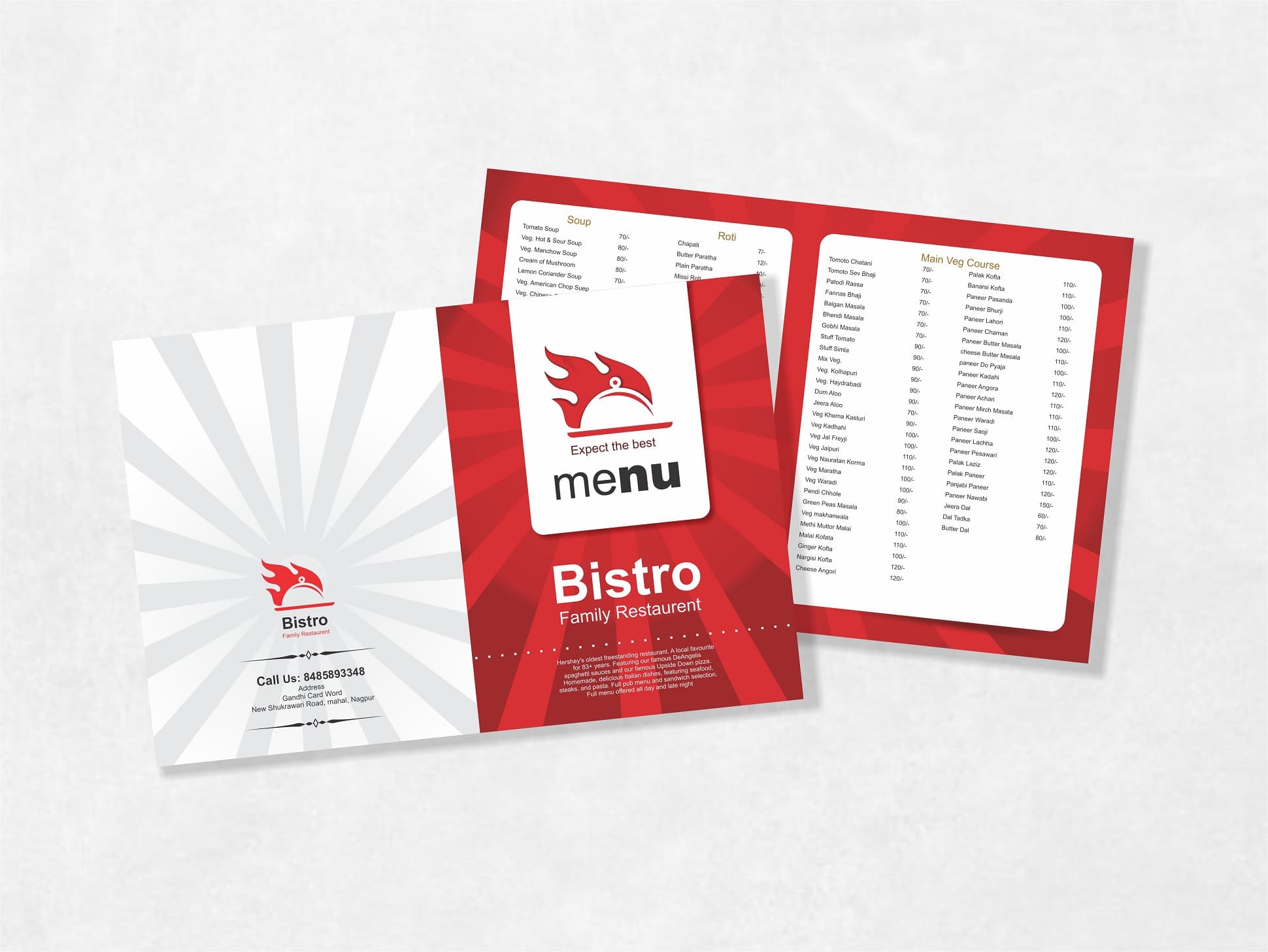 Menu Card — sample 7