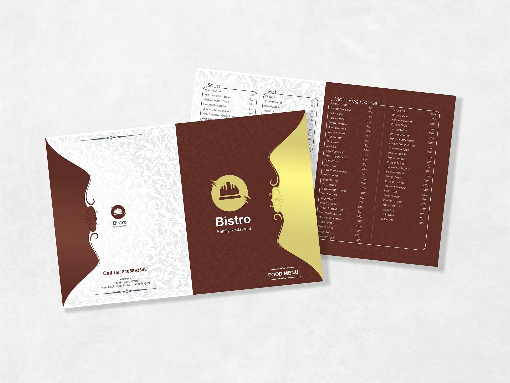 Menu Card — sample 6