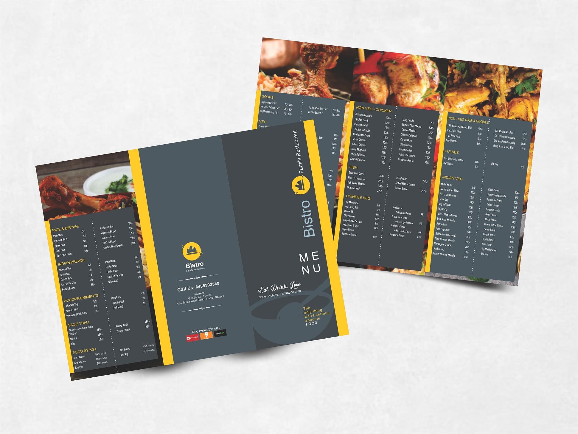 Menu Card — sample 5