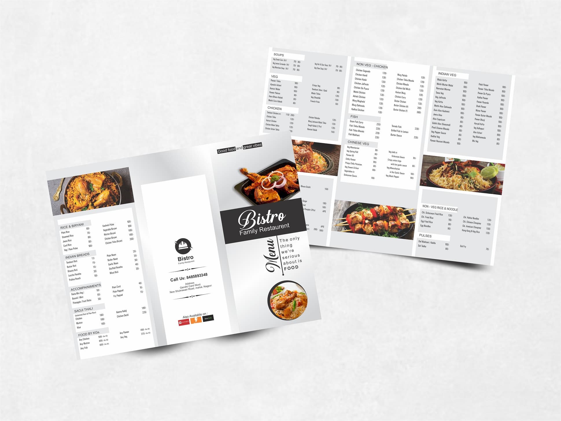 Menu Card — sample 3