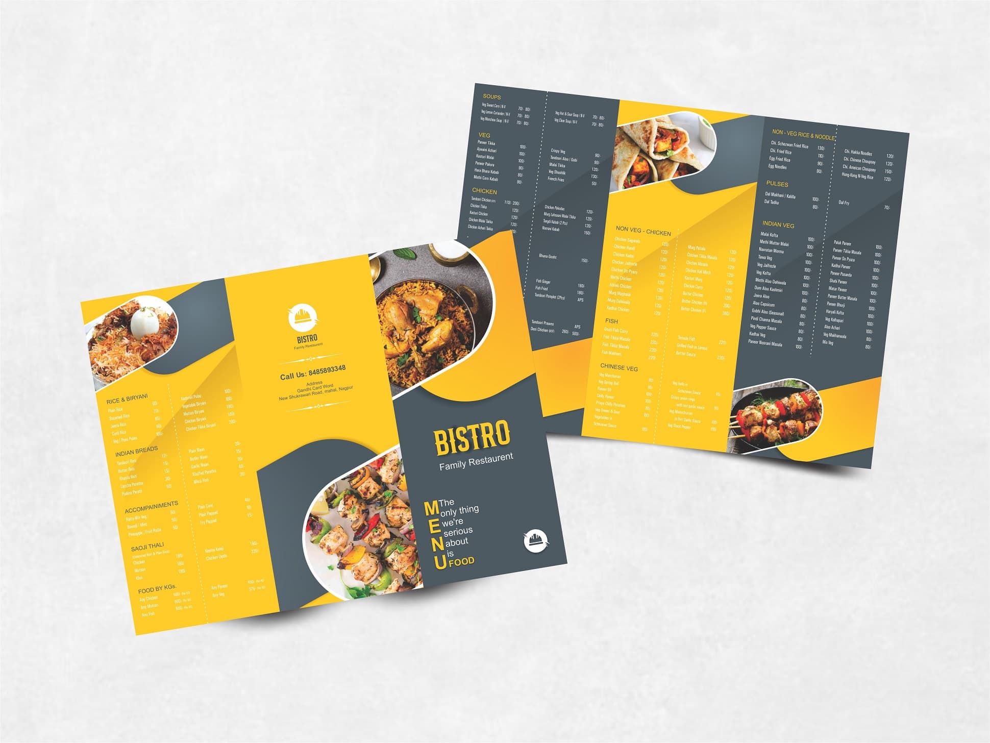 Menu Card — sample 2