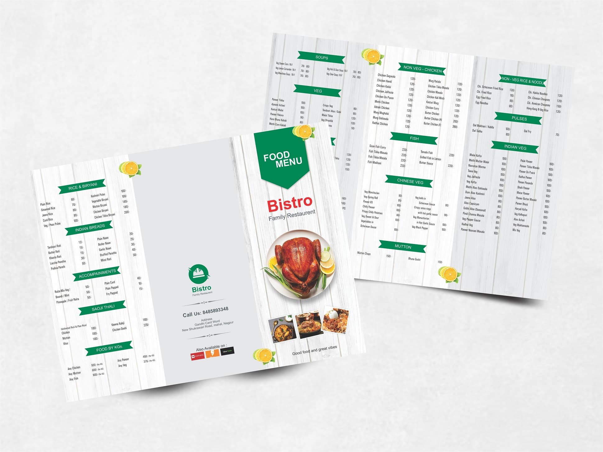 Menu Card